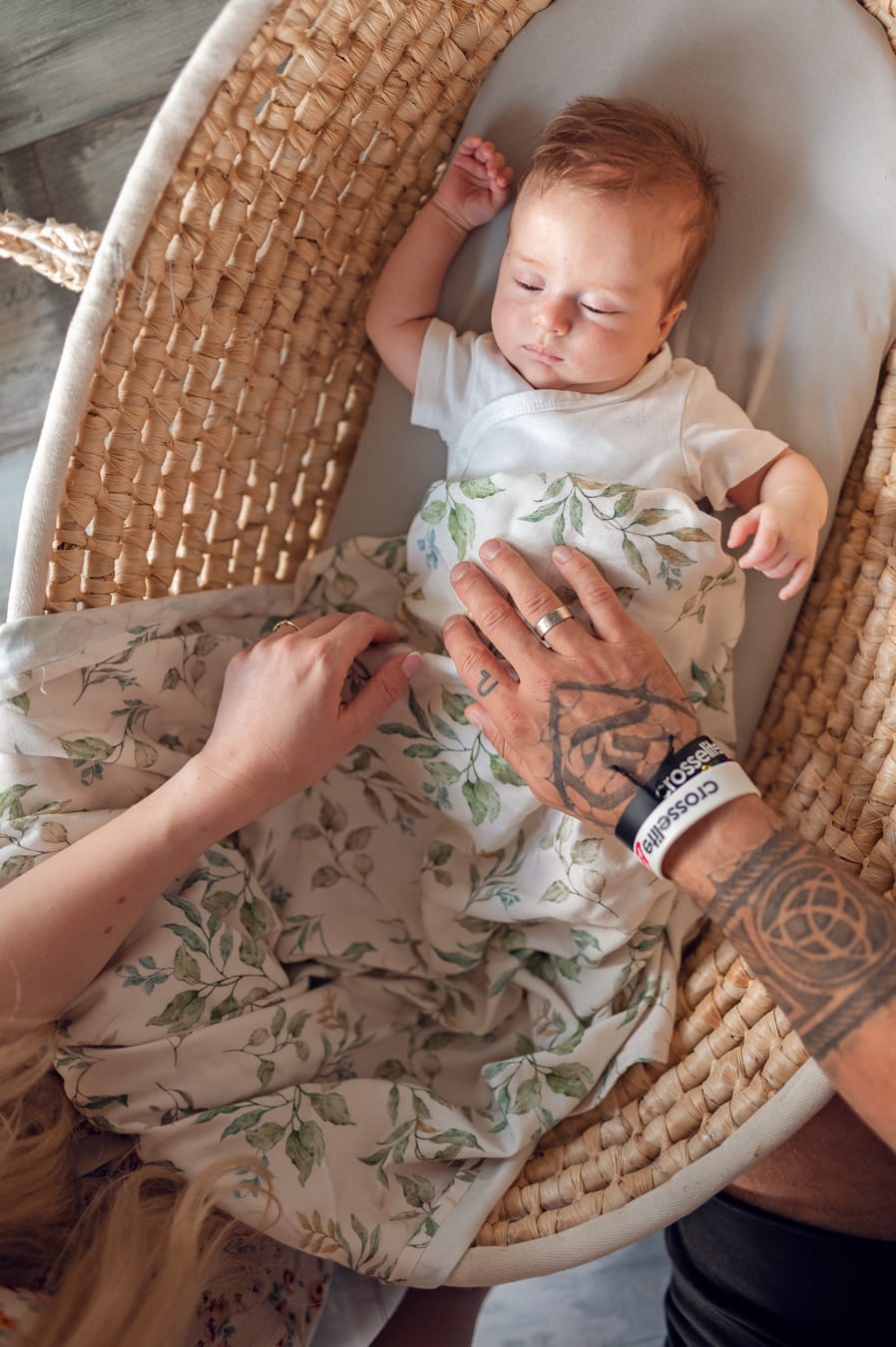 Portret niemowlęcia sesja w domu Gdańsk