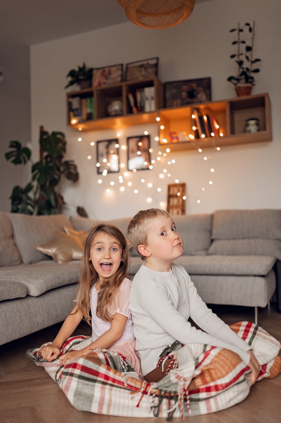 Domowa sesja świąteczna