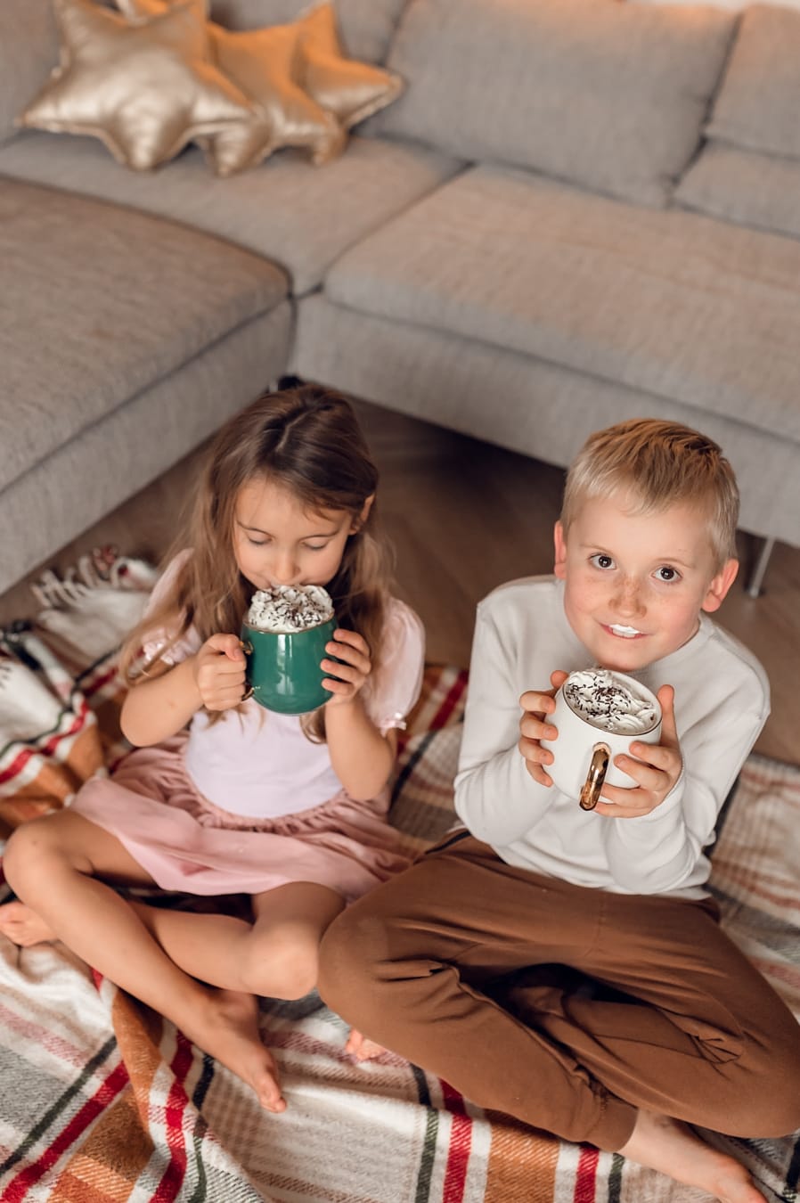 Naturalna sesja świąteczna w domu Gdańsk Gdynia Sopot